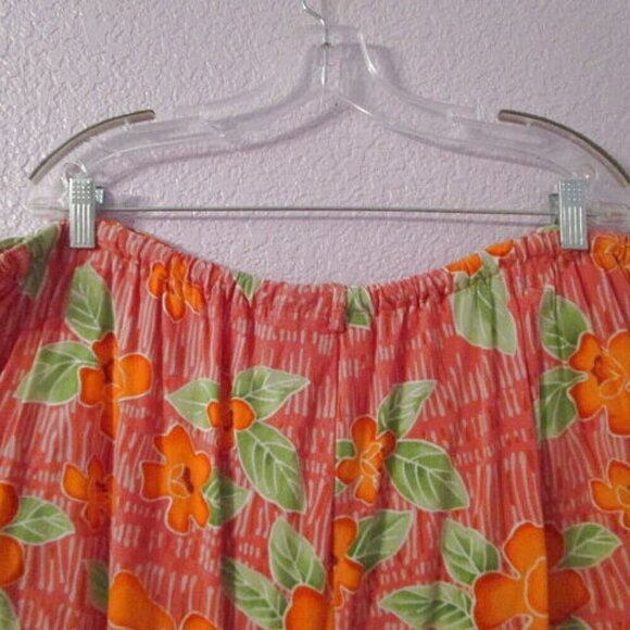 Tahiti Reef Wide Leg Pants Size 3X Pockets Elastic Waist Pull On High Rise Crop - Picture 10 of 11